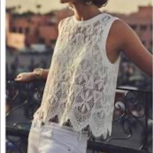Anthropologie lace top